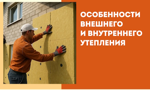 Какие особенности внешнего и внутреннего утепления в Чебоксарах